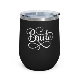 Insulated Tumbler - 12oz, Bride Accessories, Wedding