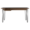 Baxter 140 Desk, One Shelf, Four Legs -Mahogany