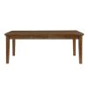 Cherry Finish Traditional Style 7pc Dining Set Drawers Table and 6x Side Chairs Ladder Back Design Wooden Furniture