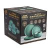 12-Piece Stoneware Dinnerware Set, Caspian Green